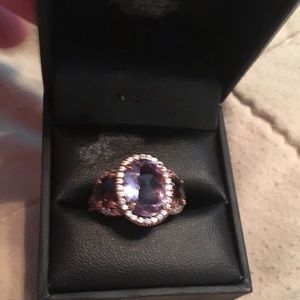 Rose gold ♥️♥️Amethyst ring😍